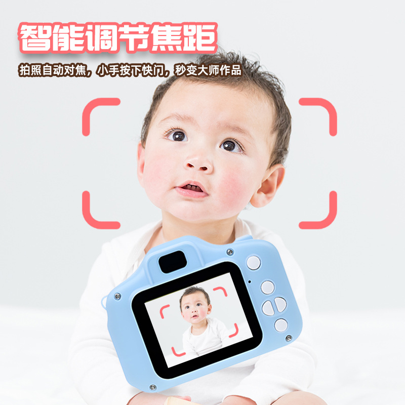 New Children's Camera HD Dual Camera Children's Camera Portable Can Take Photos and Videos Mini Camera