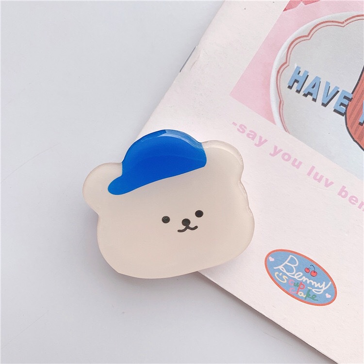 Airbag Stand Korean Acrylic Resin Halloween Gift Foldable Telescopic Phone Letter Heart Portable