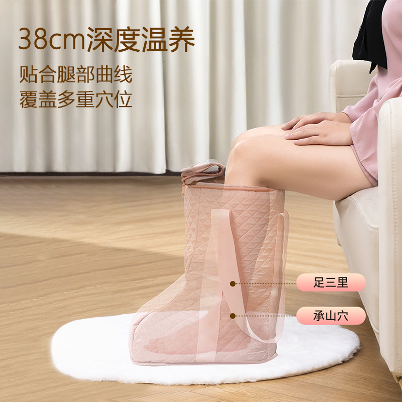 Double Layer Cotton Insulated Foot Soaking Bag Travel Foldable Foot Soaking Bucket Portable Foot Bath Bag Water Saving Boot Quilted Foot Soaking Bag
