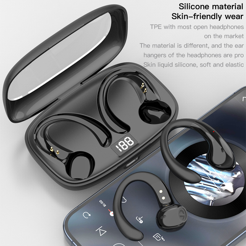 New TWS true wireless Bluetooth earphones over-ear stereo wireless earphones