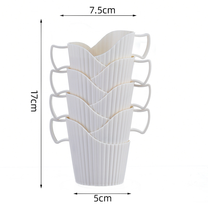 Disposable paper cup holder, thickened plastic cup sleeve, anti-scald heat-insulating paper cup holder, universal base cup 773