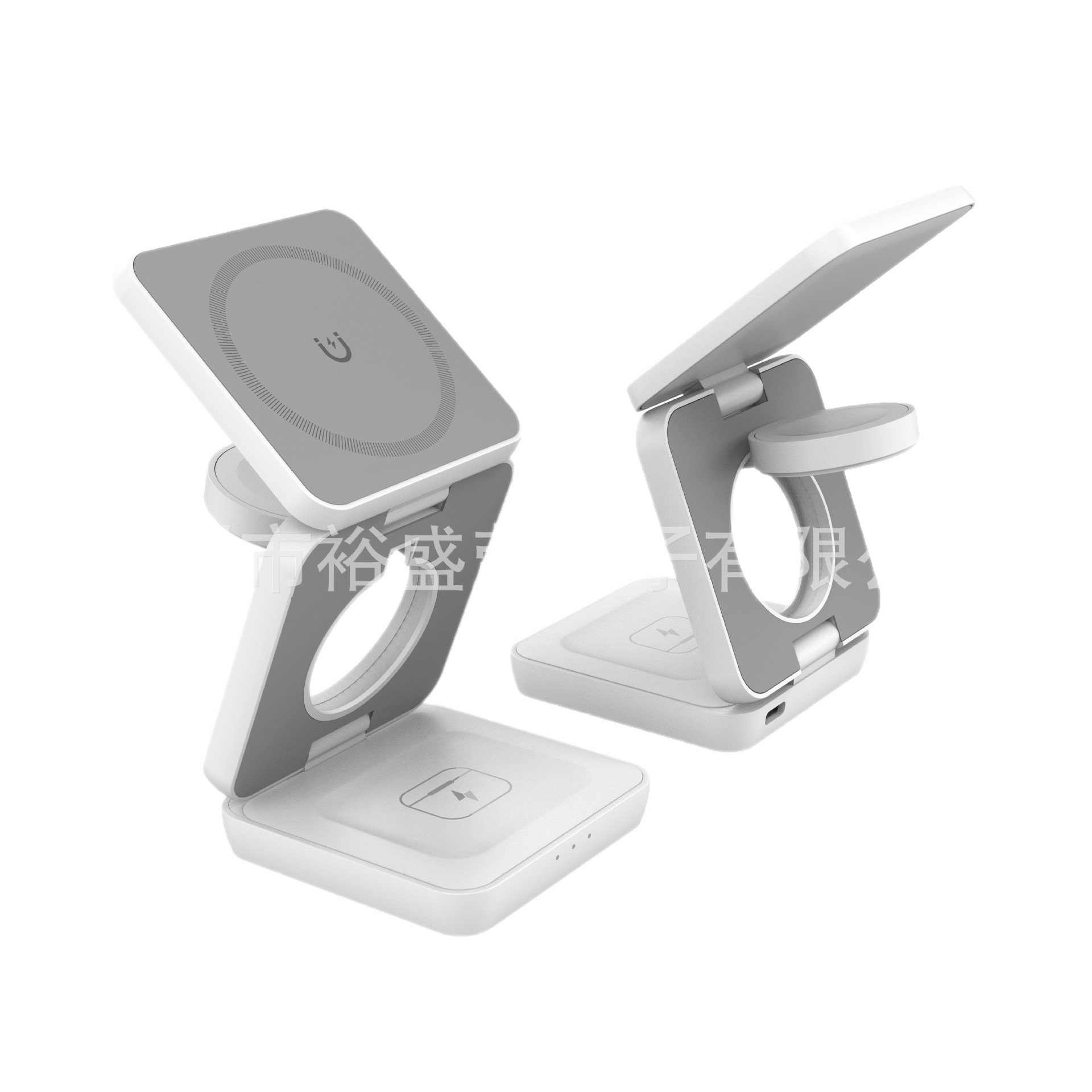 3-in-1 Wireless Fast Charger Foldable Magnetic Fast Charging 15W for Magsafe Apple Wireless Charger Stand
