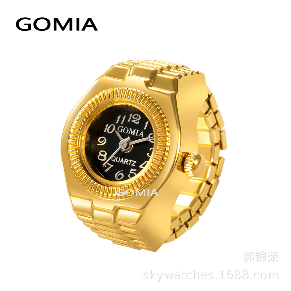 GOMIA//EB Rivet Heart Octagonal Ring Watch