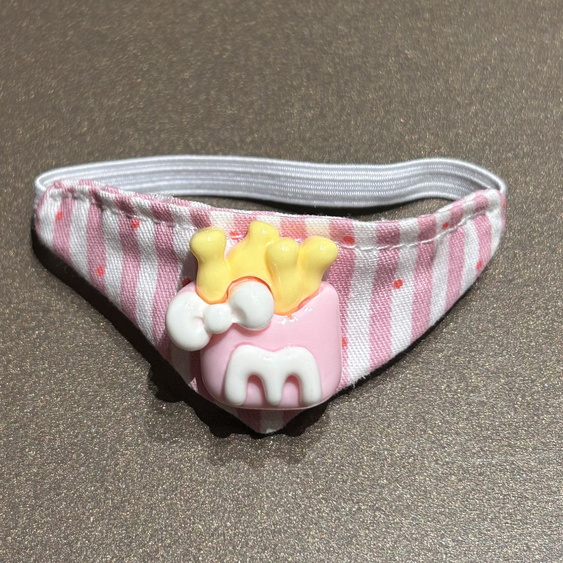 13cm self-mocking bear bib 10cm doll bib nagano cotton doll triangle scarf bib