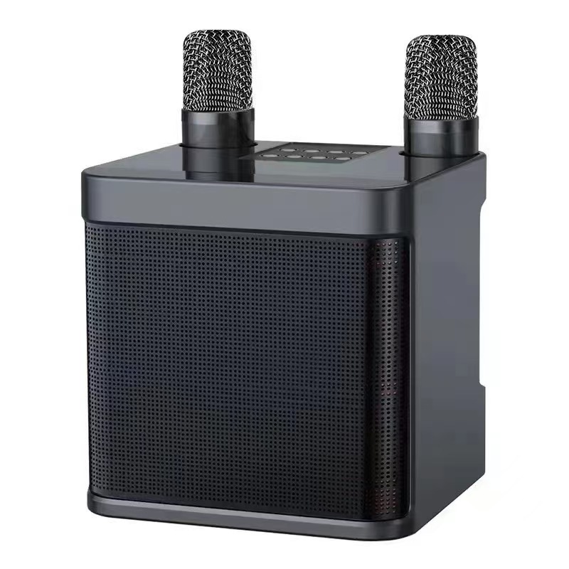 YS203K Speaker Wireless Bluetooth Sound Card Microphone All-in-One Home Outdoor KTV Speaker