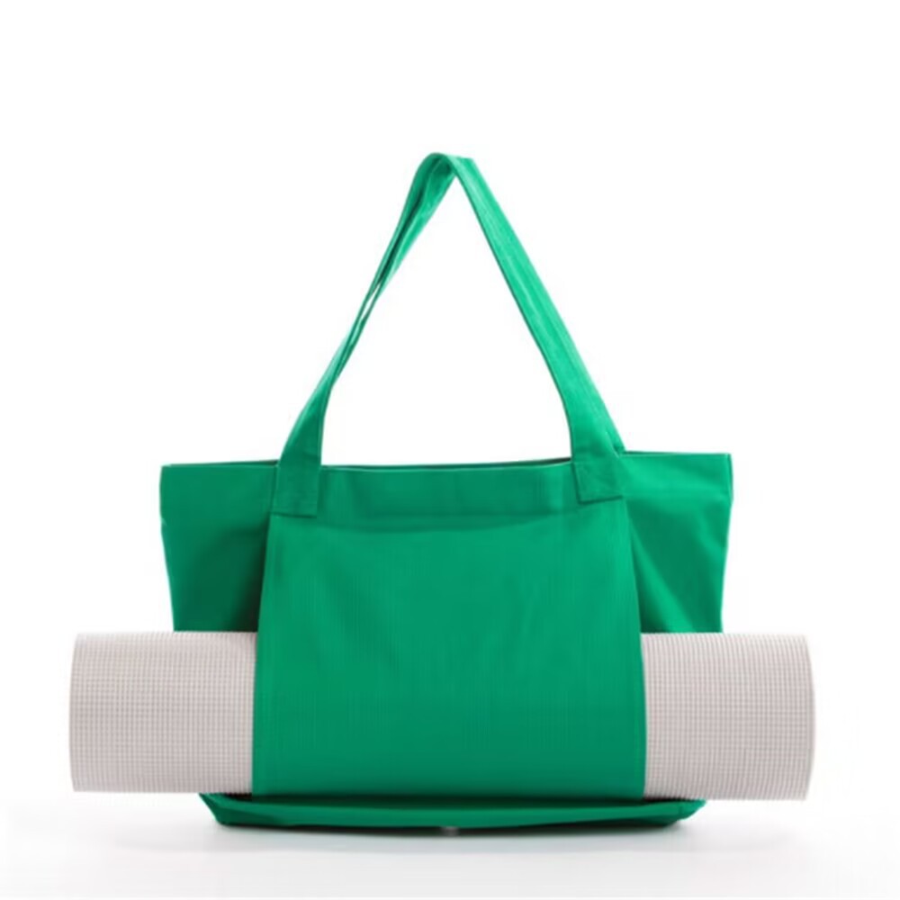 Yoga Pilates Mat Bag Canvas Tote Bag Outdoor Exercise Equipment Travel Yoga Mat Shoulder Bag