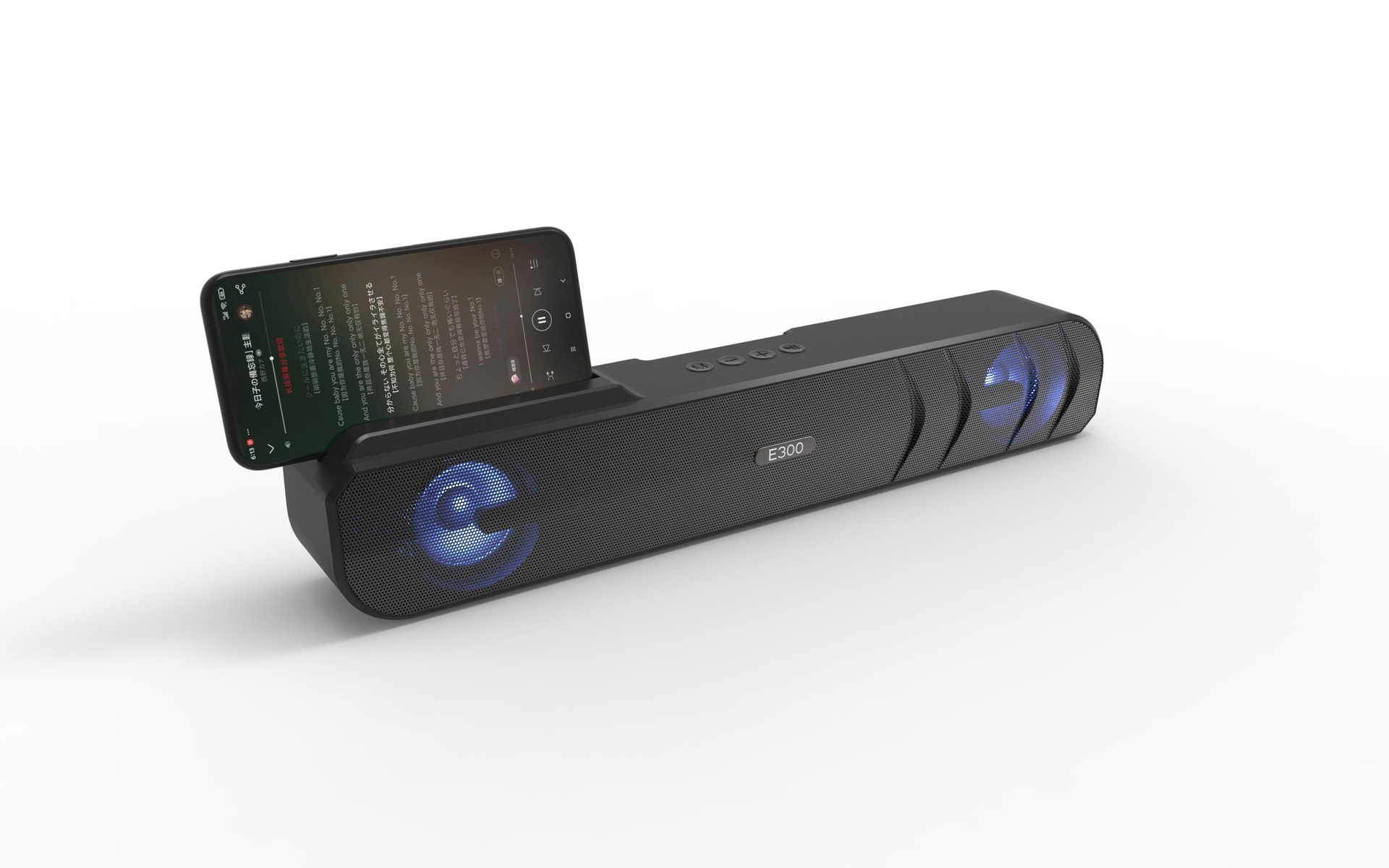 E300 Bluetooth Audio Wireless Stand Handsfree Call Subwoofer Outdoor Portable Plug-in Card Bluetooth 5.1