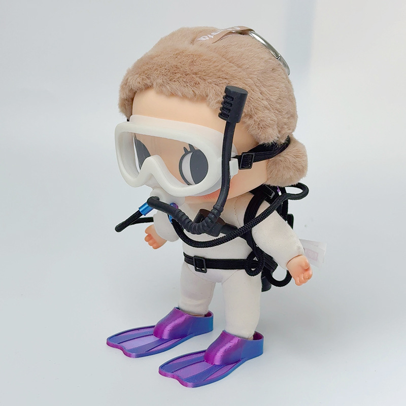 Suitable for Nyota Little Moment Vinyl Series Professional Diving Equipment Extreme Sports Scuba Swimming Set