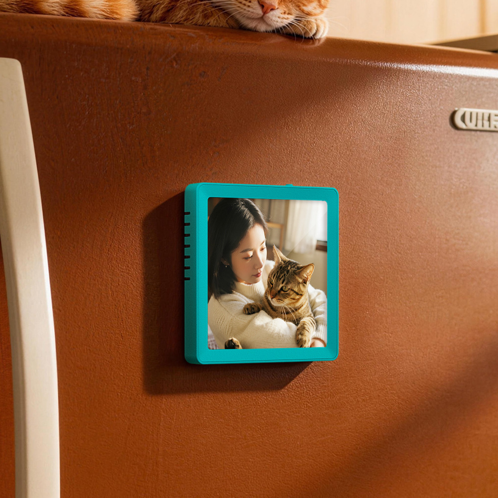 Magnetic Replaceable Photo Pet Music Photo Frame Bluetooth Speaker Recordable Cute Pet Sound TF Card Expandable Desktop Decoration