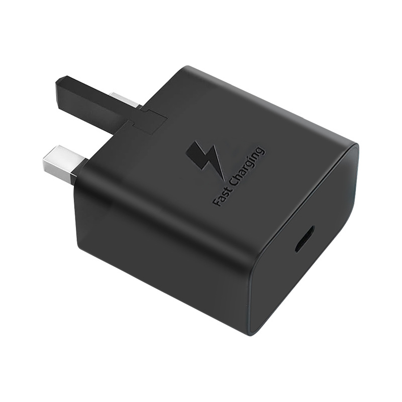 New UK standard PD25W charger for Samsung phone UKCA certified S20/S21 note10 adapter