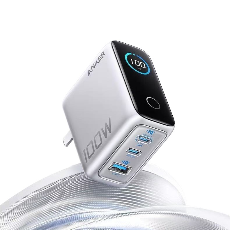 ANKER Anker Smart Display Lite 100W Charger Set GaN Plug Phone Tablet Laptop B121B