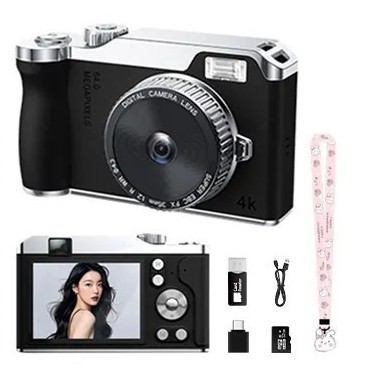 2026 HD Digital Camera Student CCD Entry-Level Camera Student Selfie Photography HD Card Camera