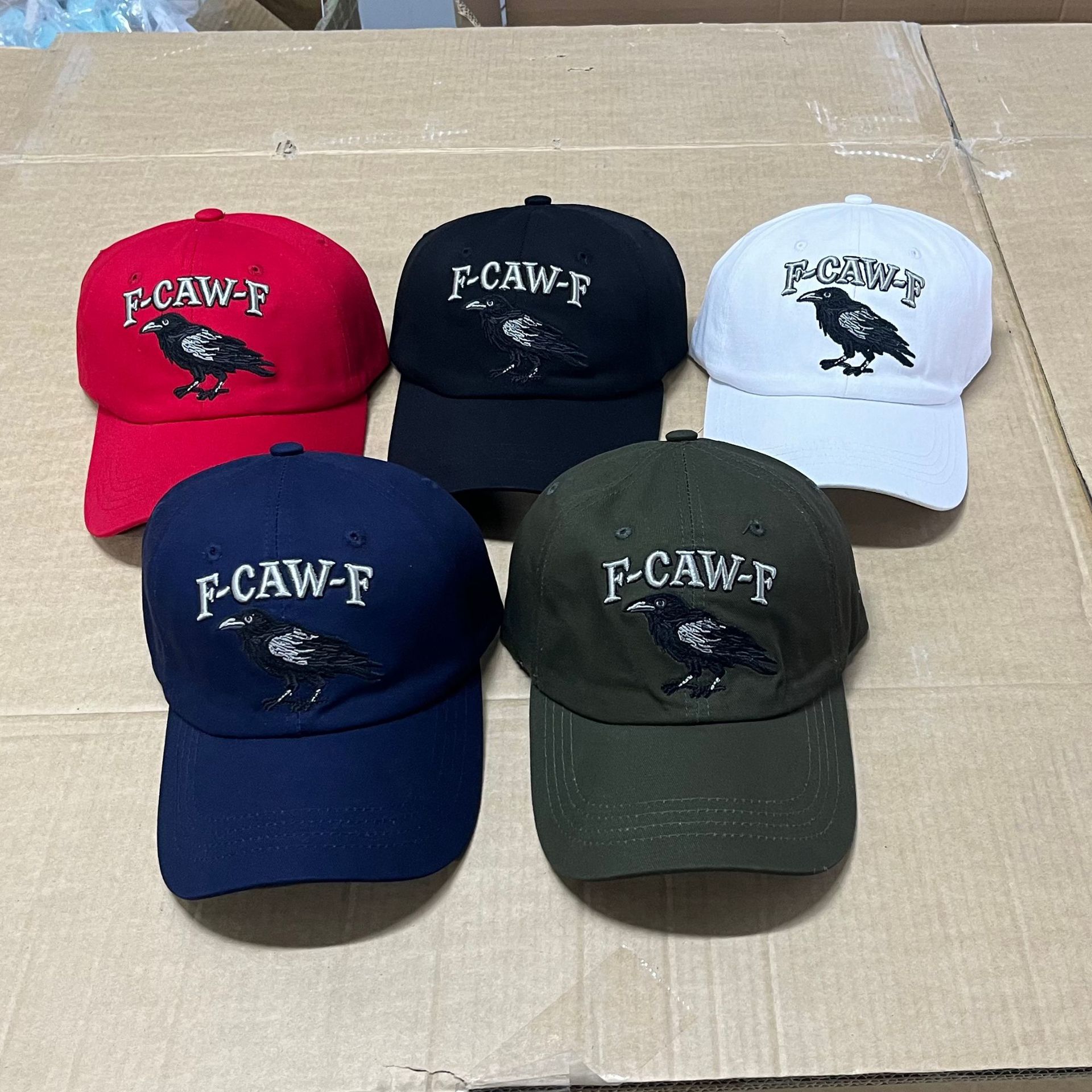 New F-CAW-F Crow Hat Baseball Cap F-CAW-F CrowHat Embroidered Hat Independent Station