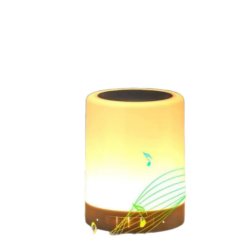 Pat Light Bluetooth Speaker Atmosphere Light Bluetooth Speaker High Quality Charging Bass Home Office Gift