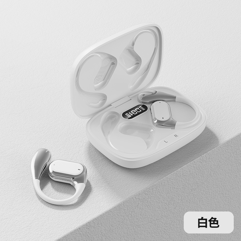 Q11 private mold ear-hook wireless OWS Bluetooth earphone high quality sports digital display noise reduction long battery life