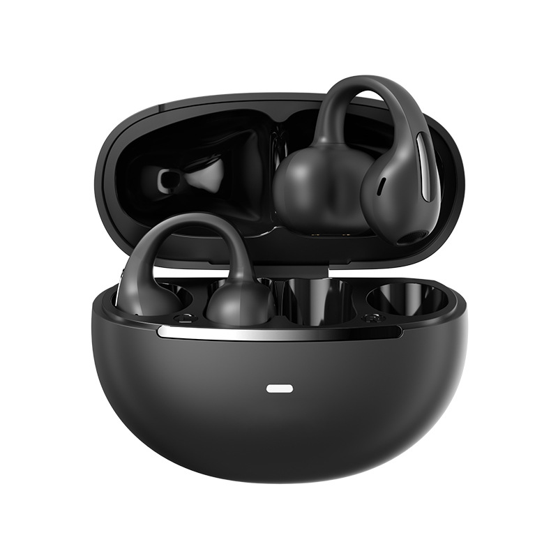 2025 new ear-clip wireless Bluetooth earphones M136 stereo sound effect noise-canceling sports running earphones