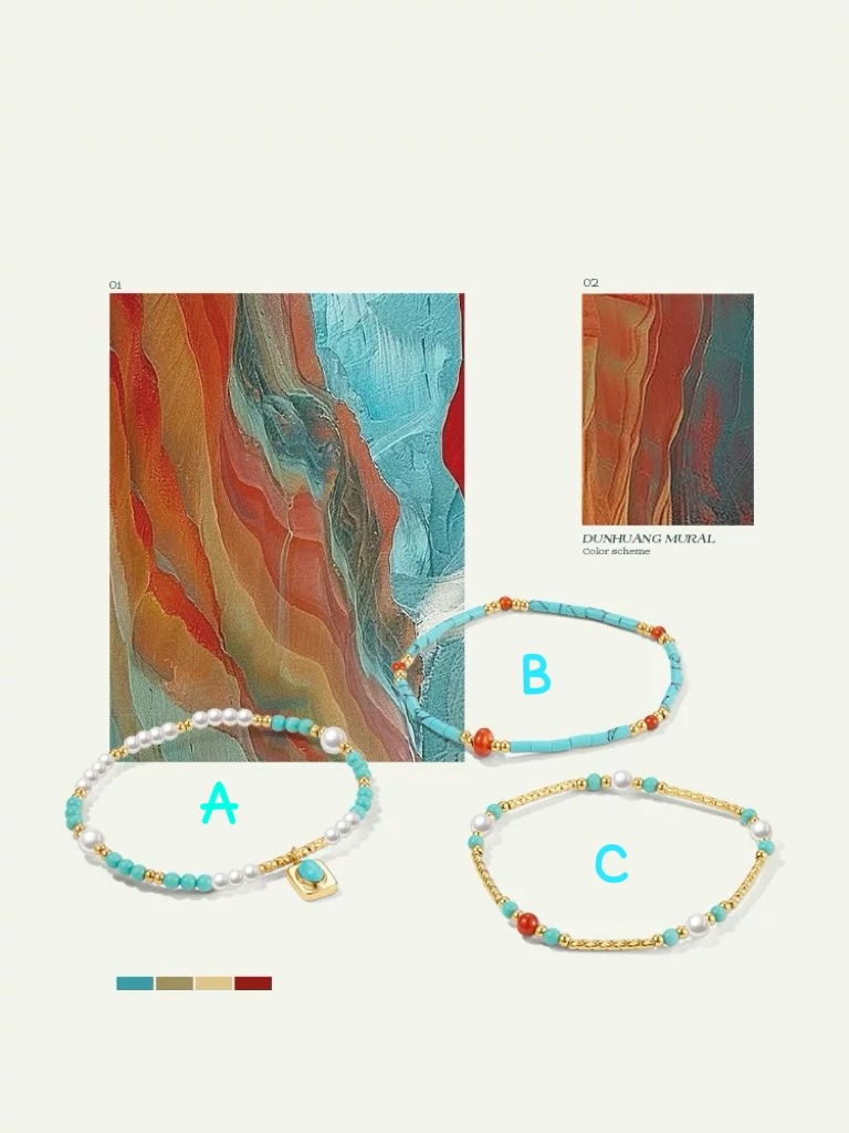 Red agate turquoise bead titanium steel necklace niche accessories women's accessories neck chain collarbone chain
