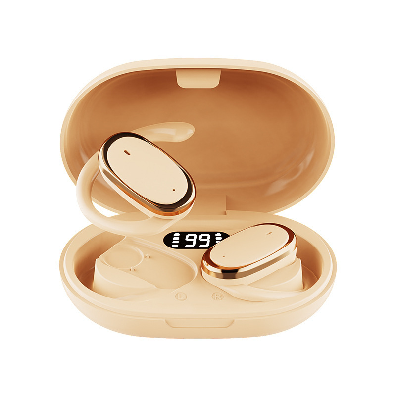 Clip-on Y29 Bluetooth Earbuds High Sound Quality Sports Wireless Earbuds Noise Cancellation Ultra Long Battery Life Digital Display y