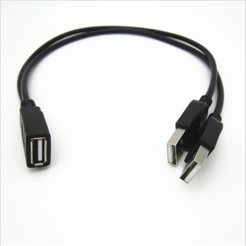 USB 3.0 one male to two female adapter cable one-to-two extension cable USB splitter for computer