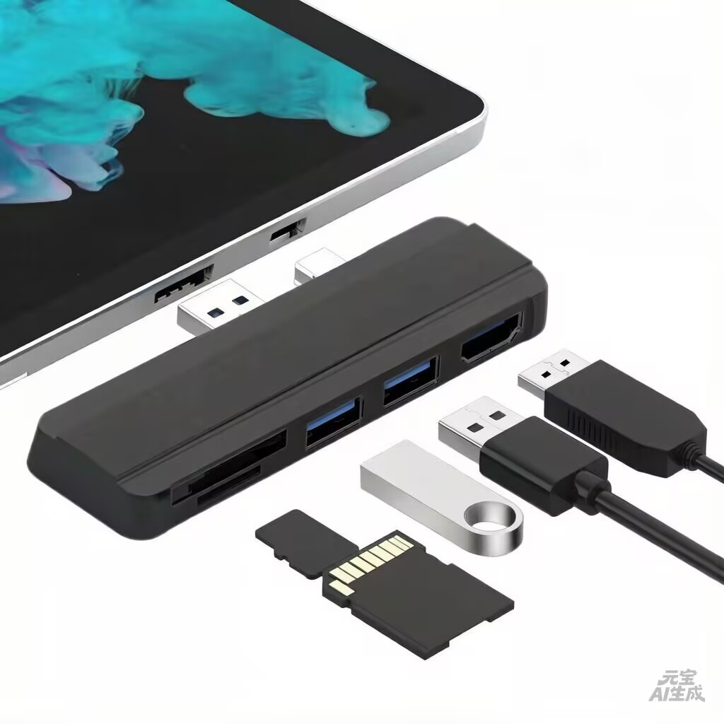 Surface Pro 12/4/5/6 converter docking station network port 3.0 card reader HDMI RJ45