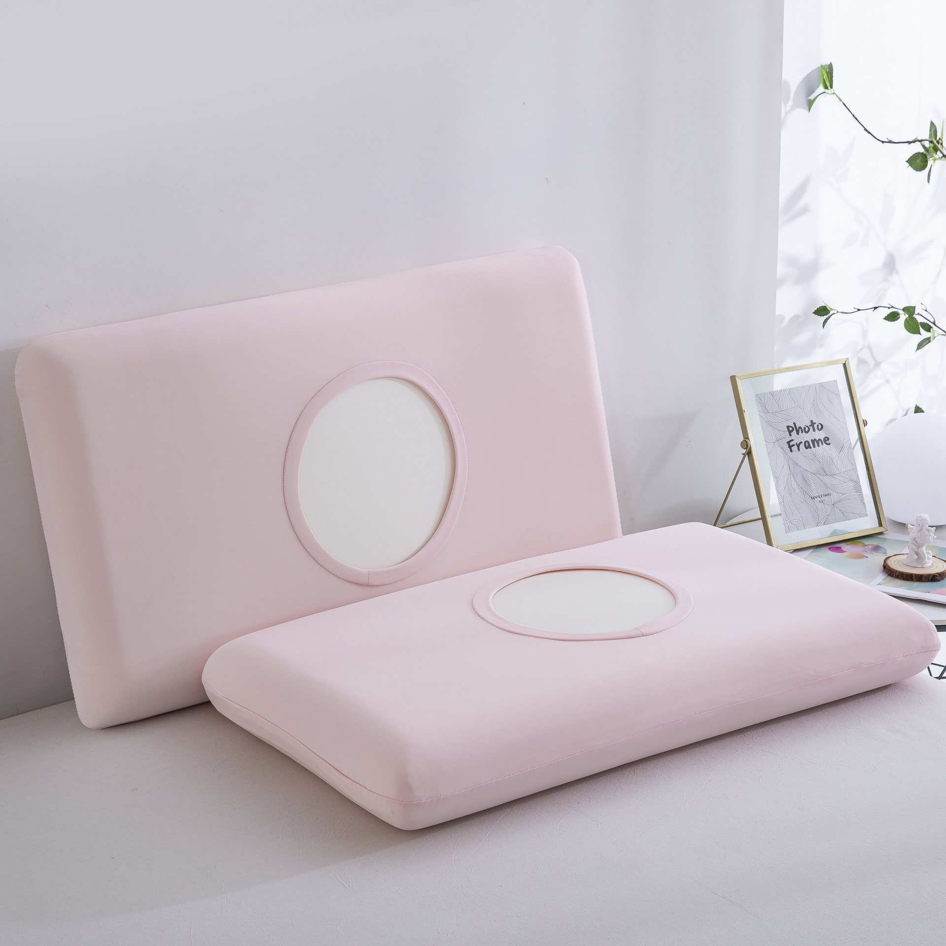 Small ice skin cool pillowcase summer air conditioner ice silk magic pillowcase pair adult pillow inner cover