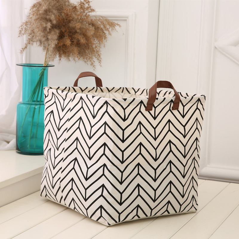 Dirty Clothes Storage Basket, Square Box, Foldable Toy Storage Basket, Home Storage Box, Fabric Quilt Storage Bag