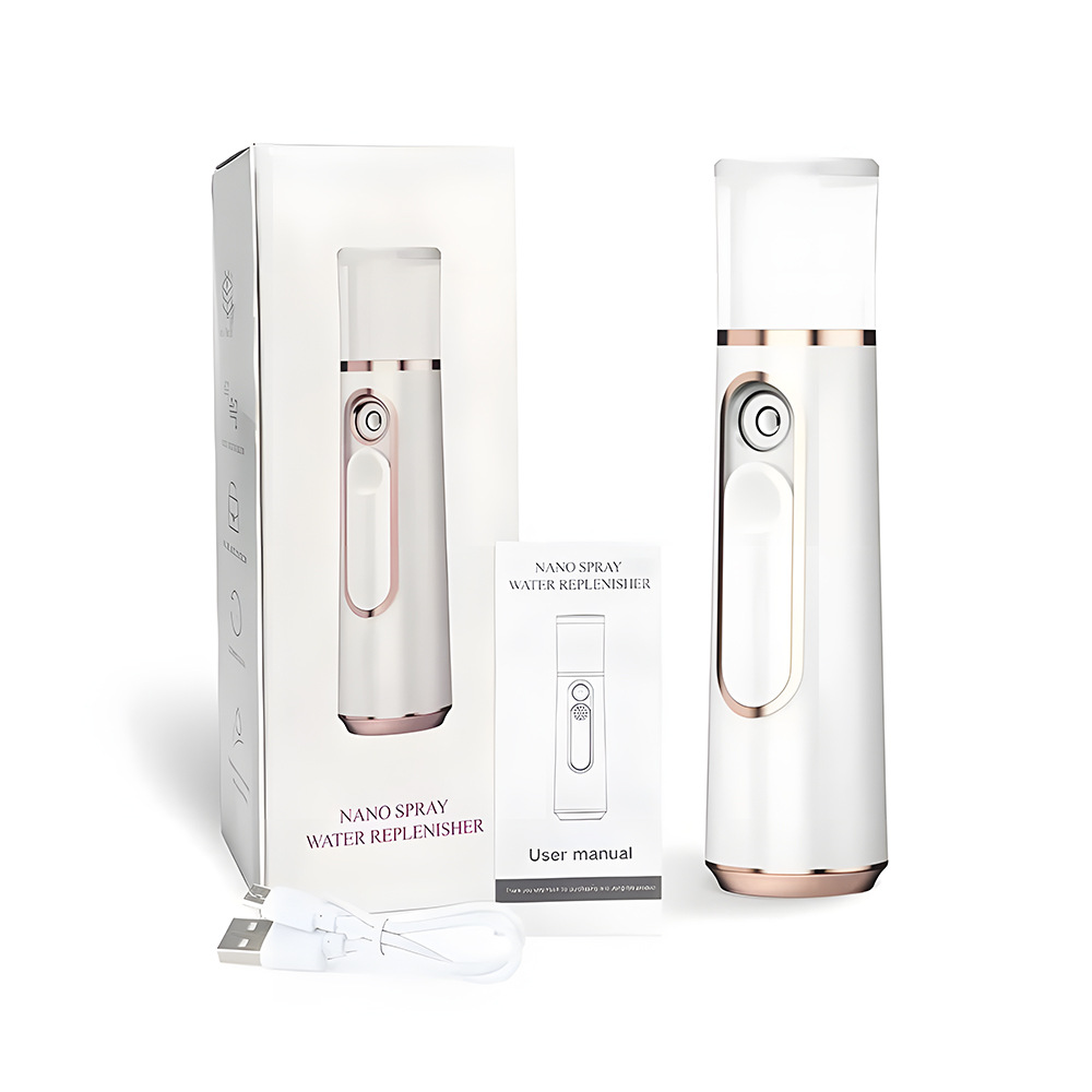 Mini Mist Sprayer Portable Handheld Cold Spray Face Moisturizing Beauty Device Mini USB Rechargeable Nano Mist Sprayer