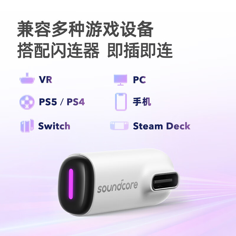 Soundcore VR P10 30ms Ultra-Low Latency True Wireless E-Sports 2.4G Gaming Headphones A3850