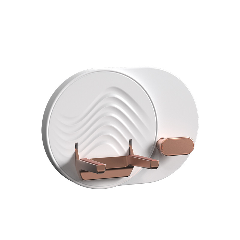 Hair dryer holder wall mounted hair dryer rack bathroom toilet storage no drilling electric hair dryer support