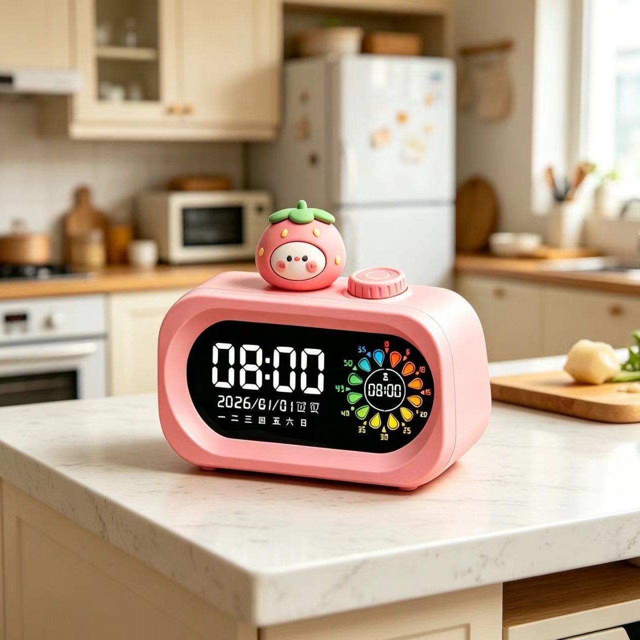 2026 New Smart Timer Alarm Clock Student Special Children Learning Wake Up Get Up Time Manager