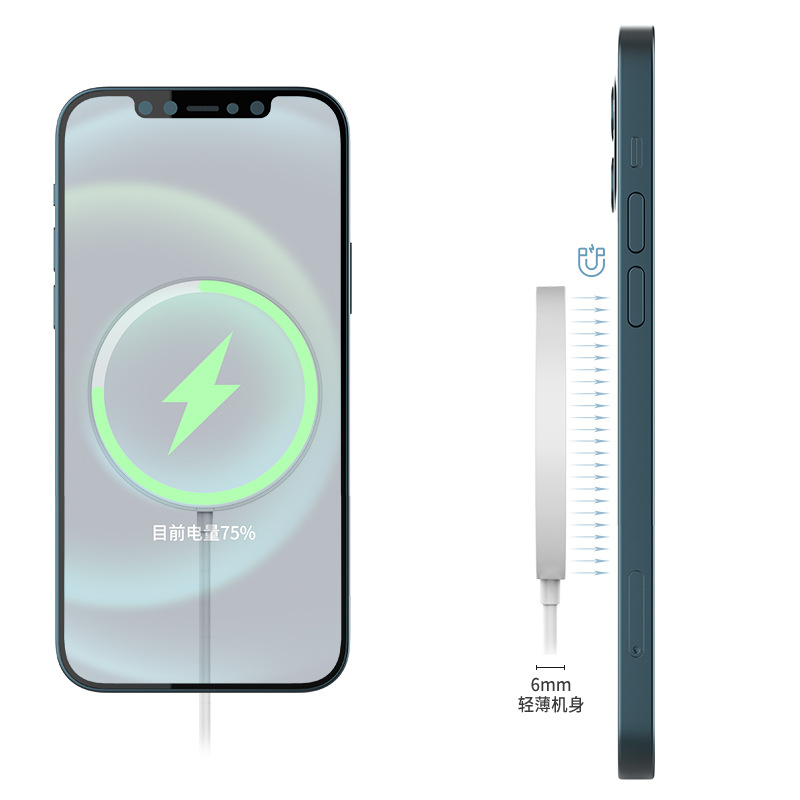 C06 magnetic wireless charger for Apple phone wireless charging magnetic charger