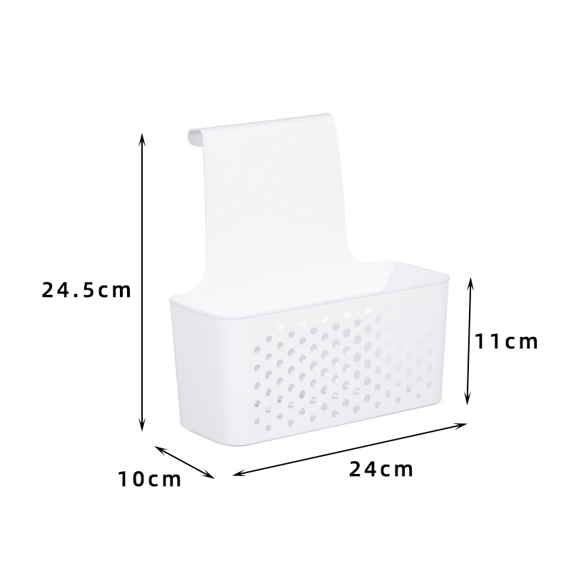 New cabinet door storage box, wall-mounted ginger garlic seasoning basket, kitchen storage rack, household supplies