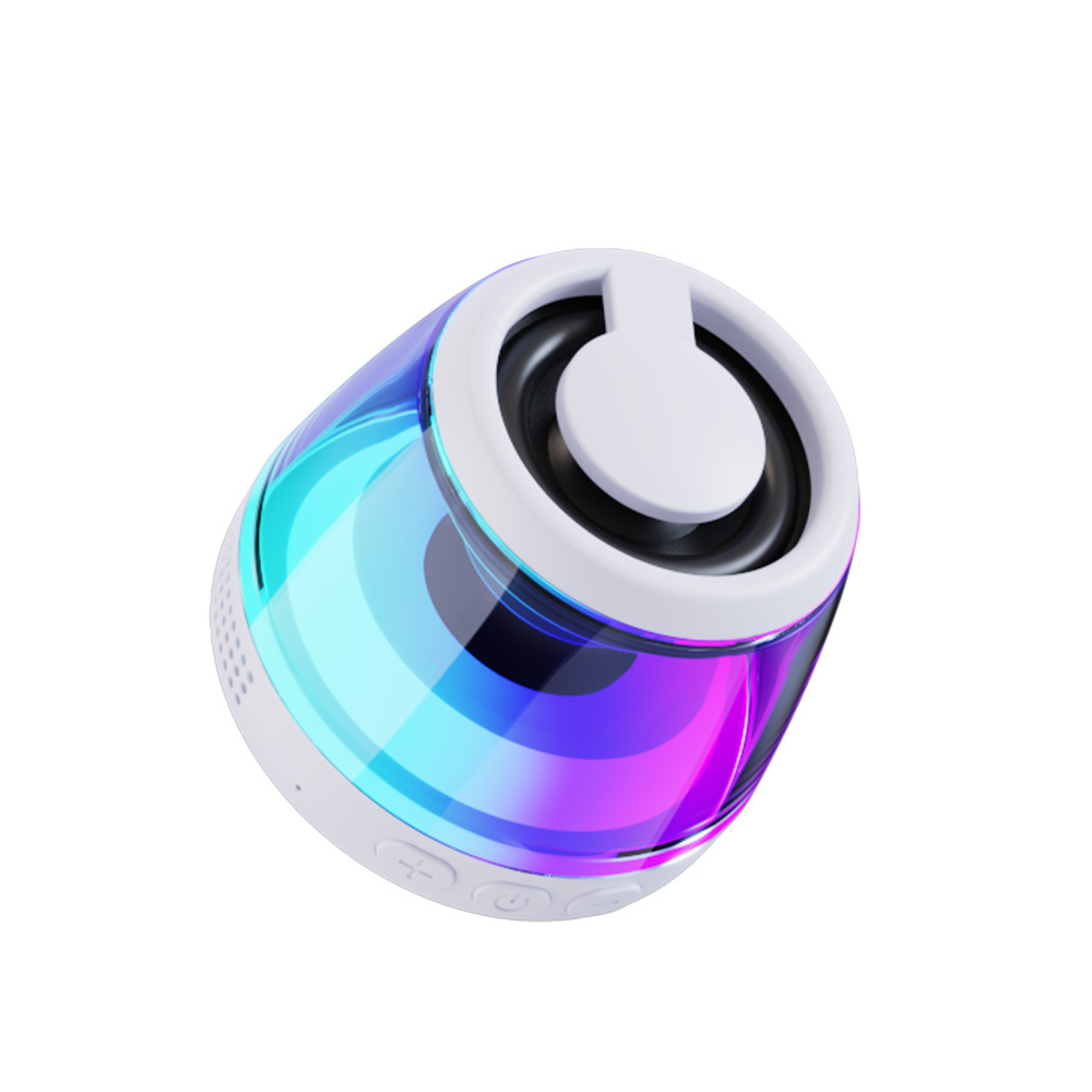 Magnetic Bluetooth speaker TWS wireless outdoor plug-in card magnetic small audio rgb light 6.0 Bluetooth small speaker