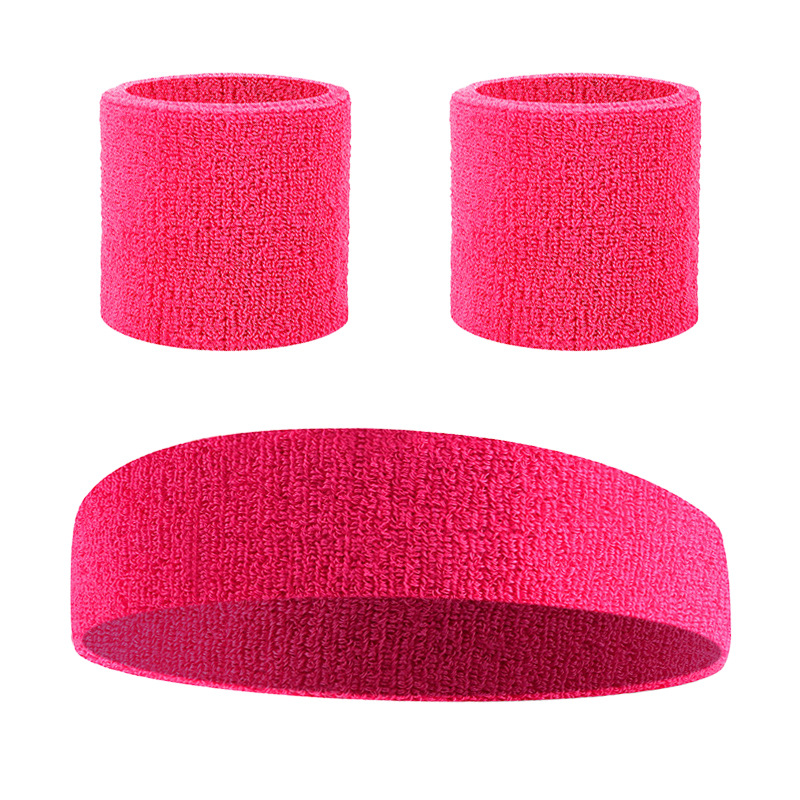 Sweat-absorbing sports headband, anti-sweat headband, yoga fitness running towel headband, basketball badminton unisex