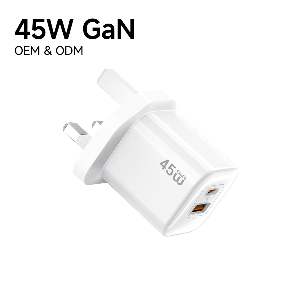 45W GaN mini charger PD fast charging typec phone tablet Apple charging head folding plug