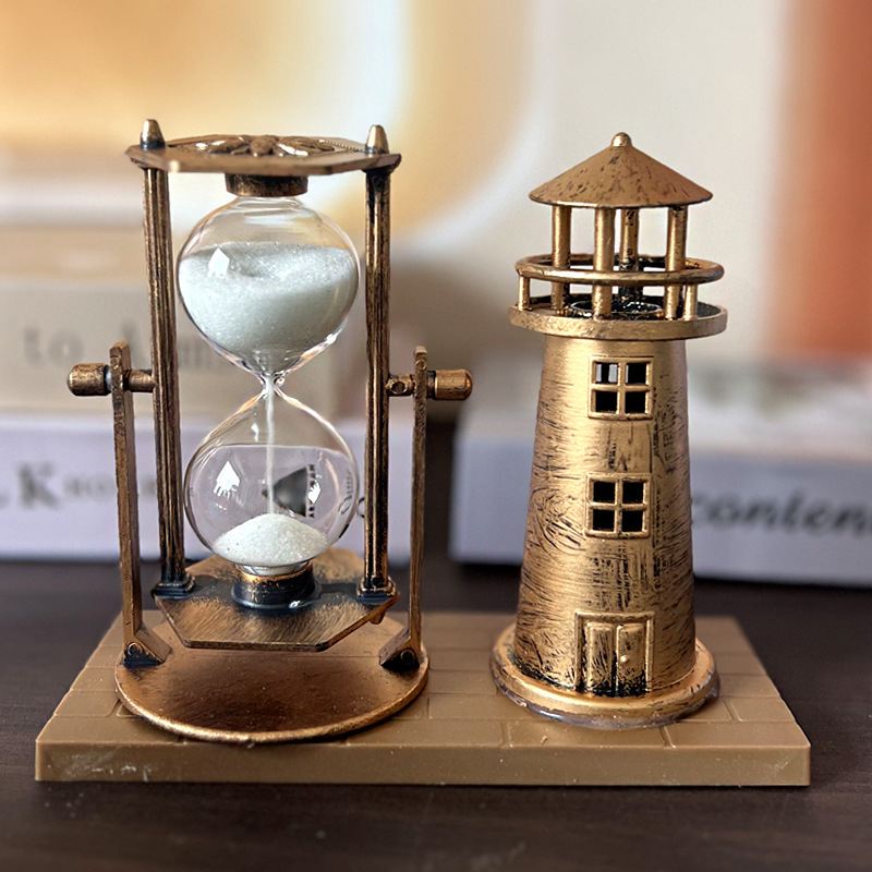 I0332 Student Gift Ferris Wheel Hourglass Sand Timer Ornament Home Decoration Ornament Craft