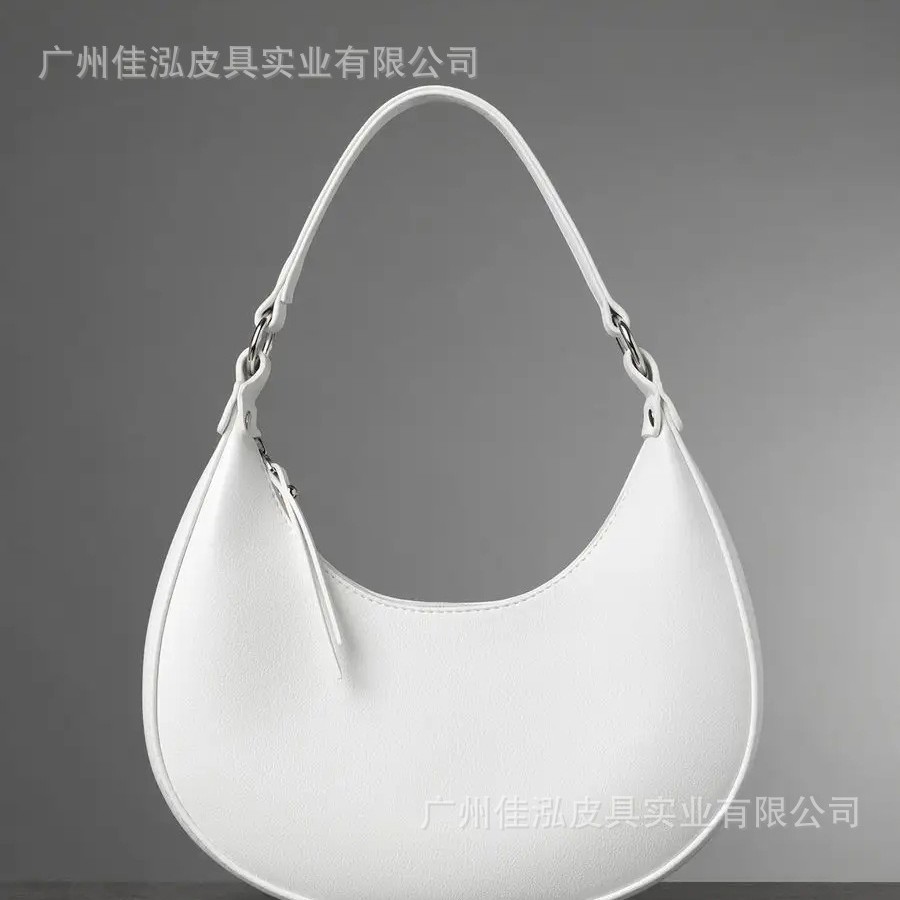 Simple single-shoulder handbag large capacity women's crossbody bag underarm bag niche therow bag
