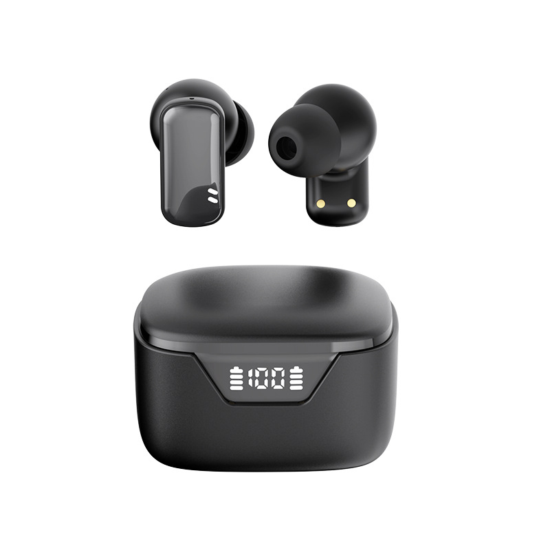 Q922025 New Bluetooth Earphones Wireless Digital Display In-Ear High Sound Quality Ultra-Long Battery Life Bluetooth Earphones