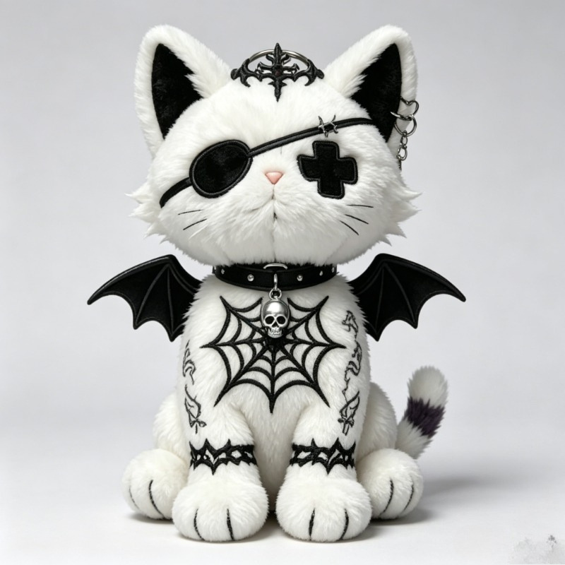 Acrylic Simple Style Rabbit Cat Sleep Angel Pendant Backpack Keychain Car Keychain Animal Pet Decoration