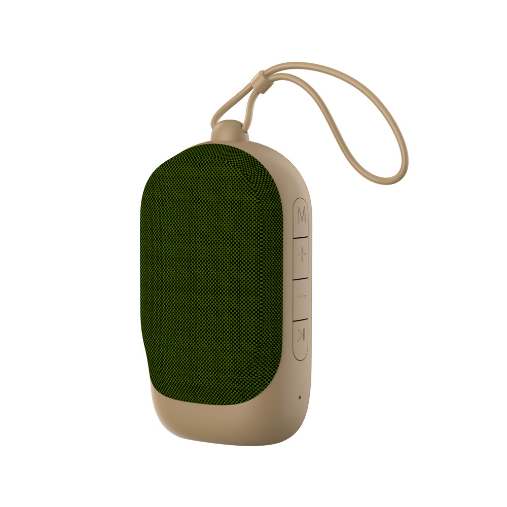 New store fabric Bluetooth speaker silicone handle subwoofer loud volume mini portable outdoor gift