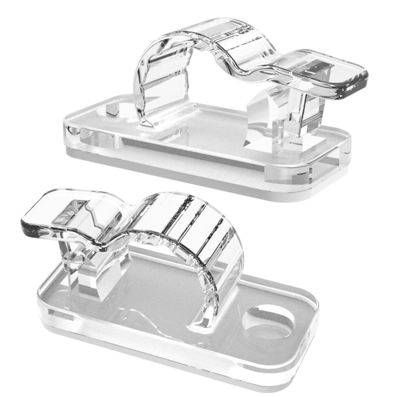 Hole Fixing Clip Wire Fixing Clip Self-Adhesive Cable Clip Desktop Cable Management Wire Organizer