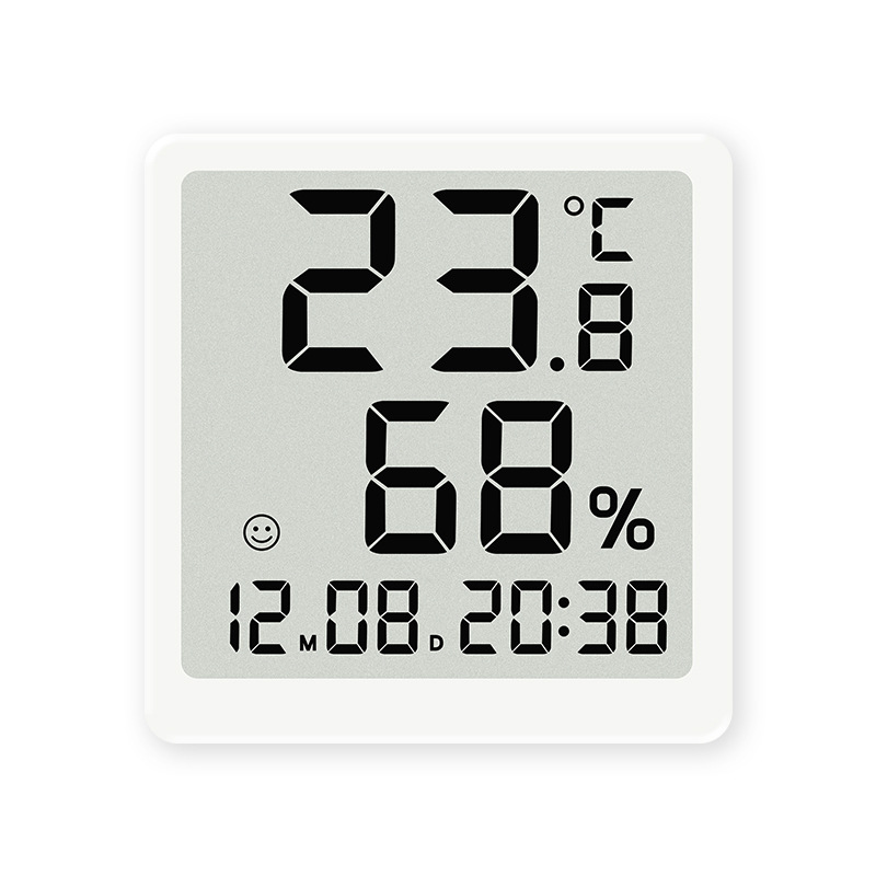 Ultra-Thin Thermometer Clock Indoor Home Multifunctional Alarm Clock Electronic Temperature Meter Magnetic Refrigerator 3702