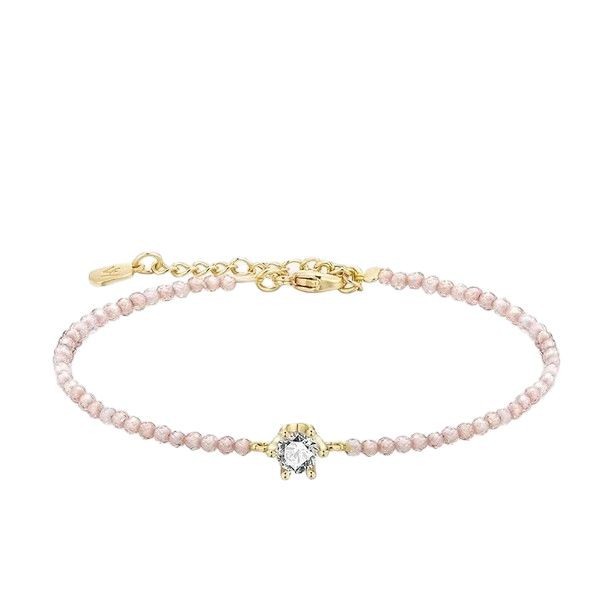 Yuanyou zirconia moissanite bracelet delicate new spring summer niche delicate bead bracelet