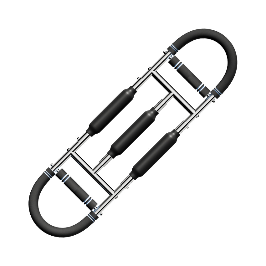 U-shaped arm strength bar multifunctional adjustable spring fitness exercise training chest