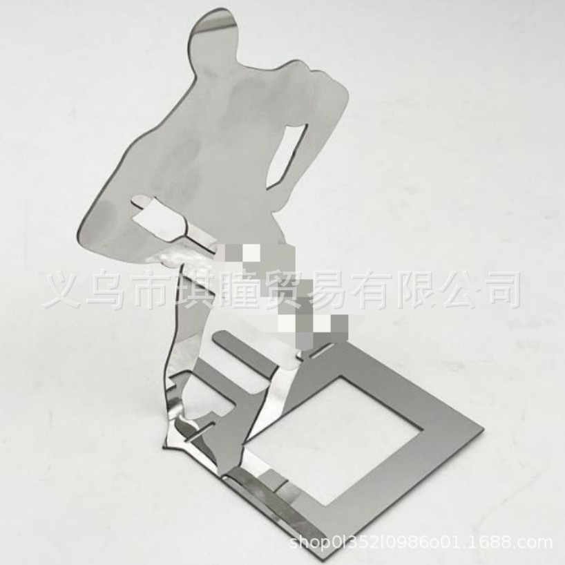 StainlessSteel BBQ SausageHolder Outdoor Human-Shaped BBQ Sausage Rack Decoration