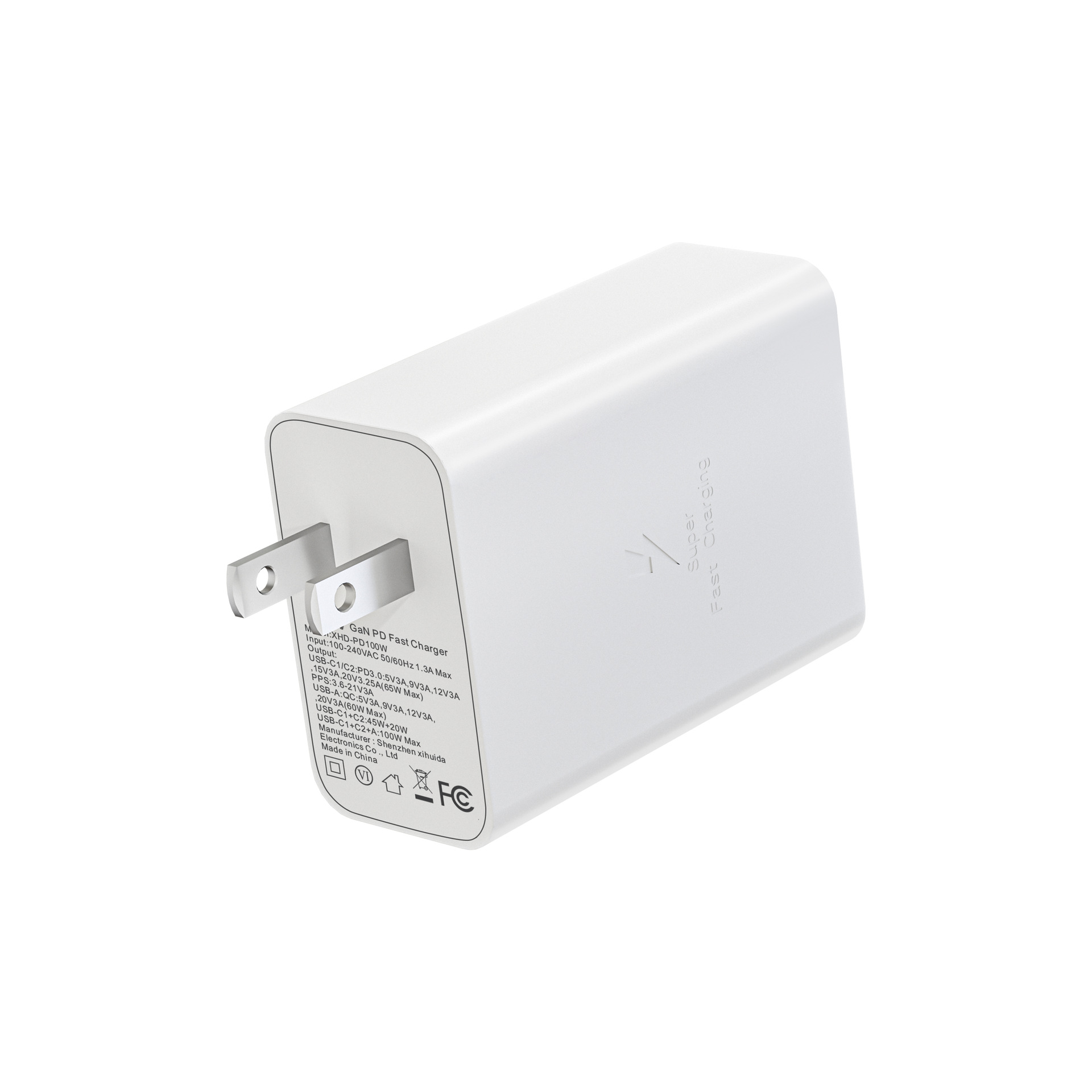 High Power 100W US Standard GaN Multi-port Fast Charging Compatible with Apple 16 Charger Samsung Phone Samsung Laptop