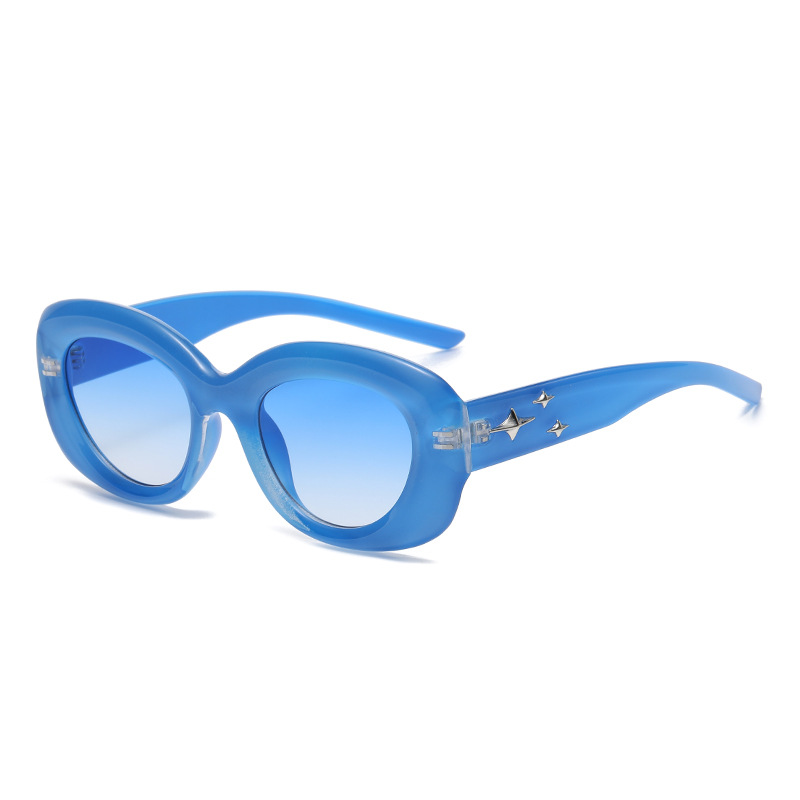 2023 New Small Frame Sunglasses Simple Sunglasses Women Round Frame Glasses