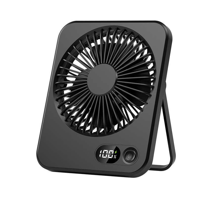 2026 new F10 ultra-thin handheld fan ultra-thin desktop digital display USB small fan wall-mounted desktop silent small wind