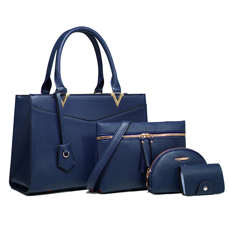 2026 new women's bag handbag large capacity four-piece set mother-child bag crossbody large bag medium bag