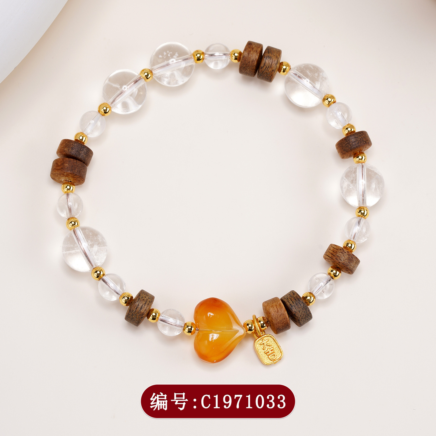 Natural White Crystal Aquamarine Round Bead Bracelet Women Fresh Bracelet Network Jewelry Custom